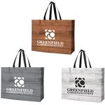 JH3758 Chalet Laminated Non-Woven Shopper Tote with Custom Imprint
